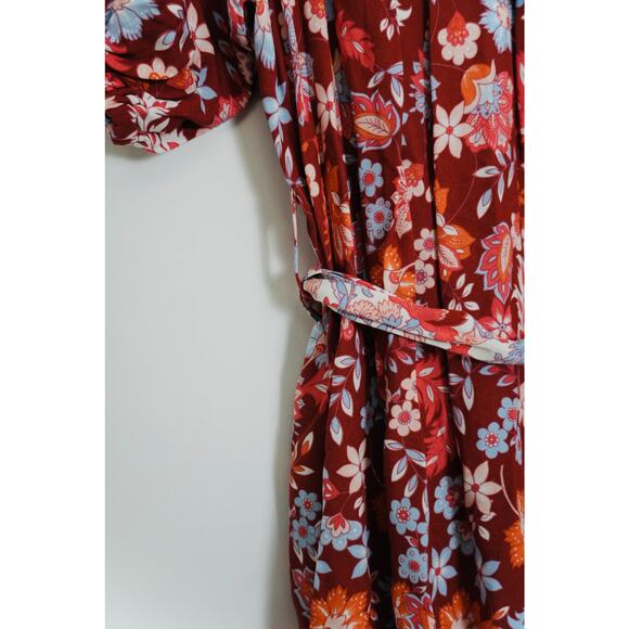 Salty Bright Floral Prairie Dress Size 8 - Picture 2 of 8